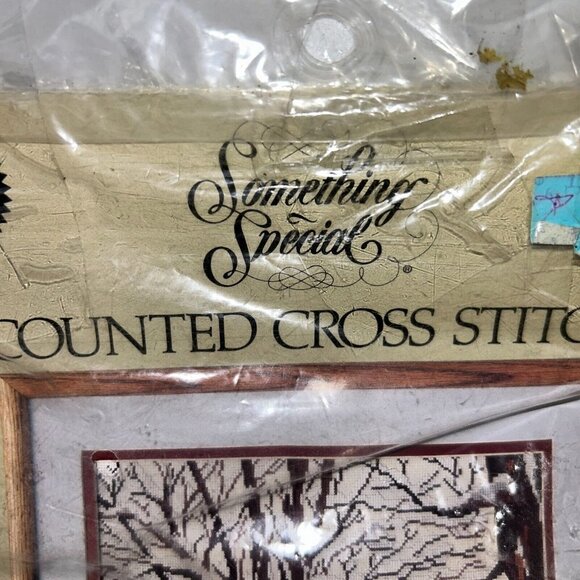 Something Special "Winter Scene" Counted Cross Stitch Kit 50320- 12x16 NEW - Picture 3 of 7
